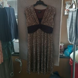 📏 R&M Richards Brown Dress sz 16